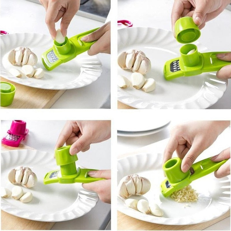 1PC Creative Garlic Presser Ginger Cutter Candy