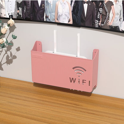 Wireless Wifi Router Shelf Storage Wall Hanging Box