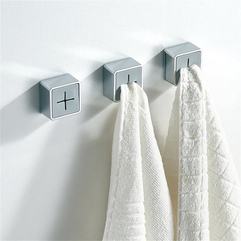 Innovative Towel Storage Rack Plug Wall Hanger Adhesive