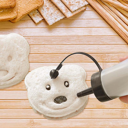 Teddy Bear Sandwich Mold Toast Bread Making