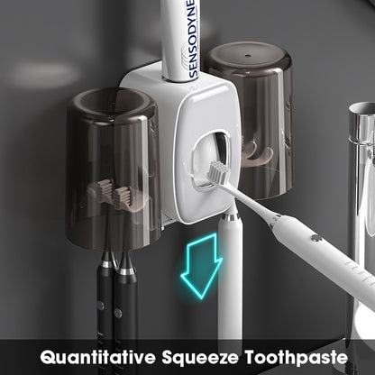 GESEW Toothbrush Holder With Cup Holder