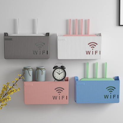 Wireless Wifi Router Shelf Storage Wall Hanging Box