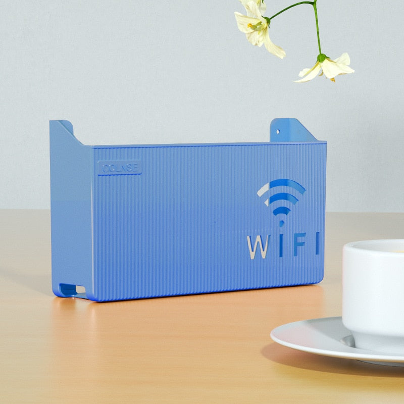 Wireless Wifi Router Shelf Storage Wall Hanging Box