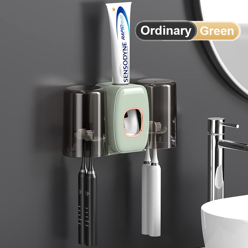 GESEW Toothbrush Holder With Cup Holder