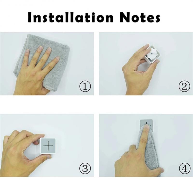 Innovative Towel Storage Rack Plug Wall Hanger Adhesive