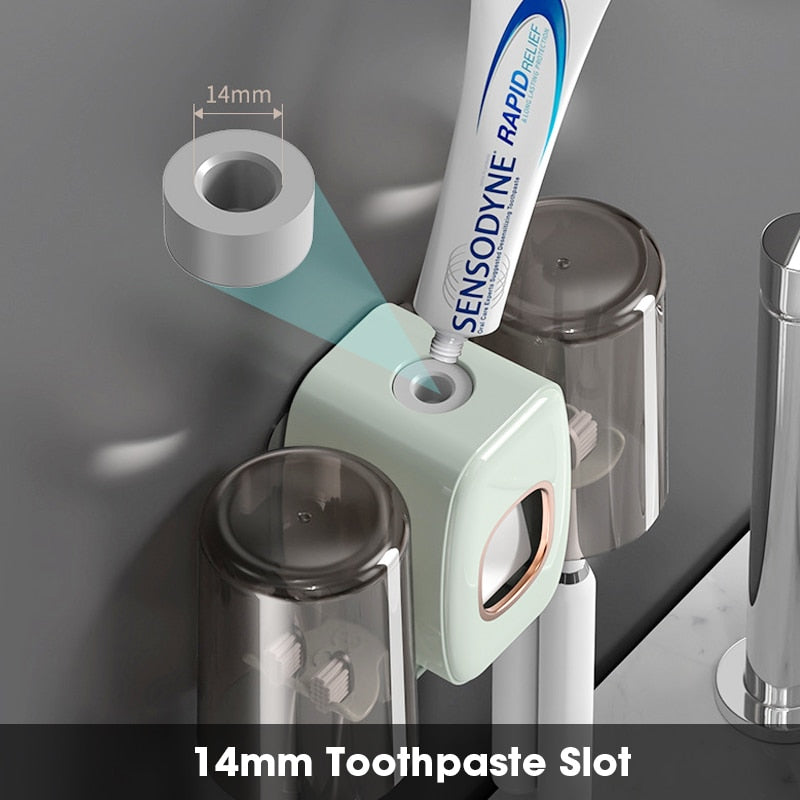 GESEW Toothbrush Holder With Cup Holder