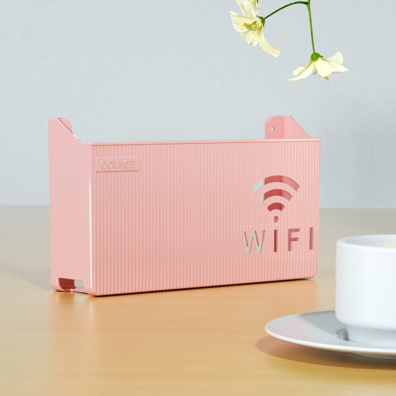 Wireless Wifi Router Shelf Storage Wall Hanging Box